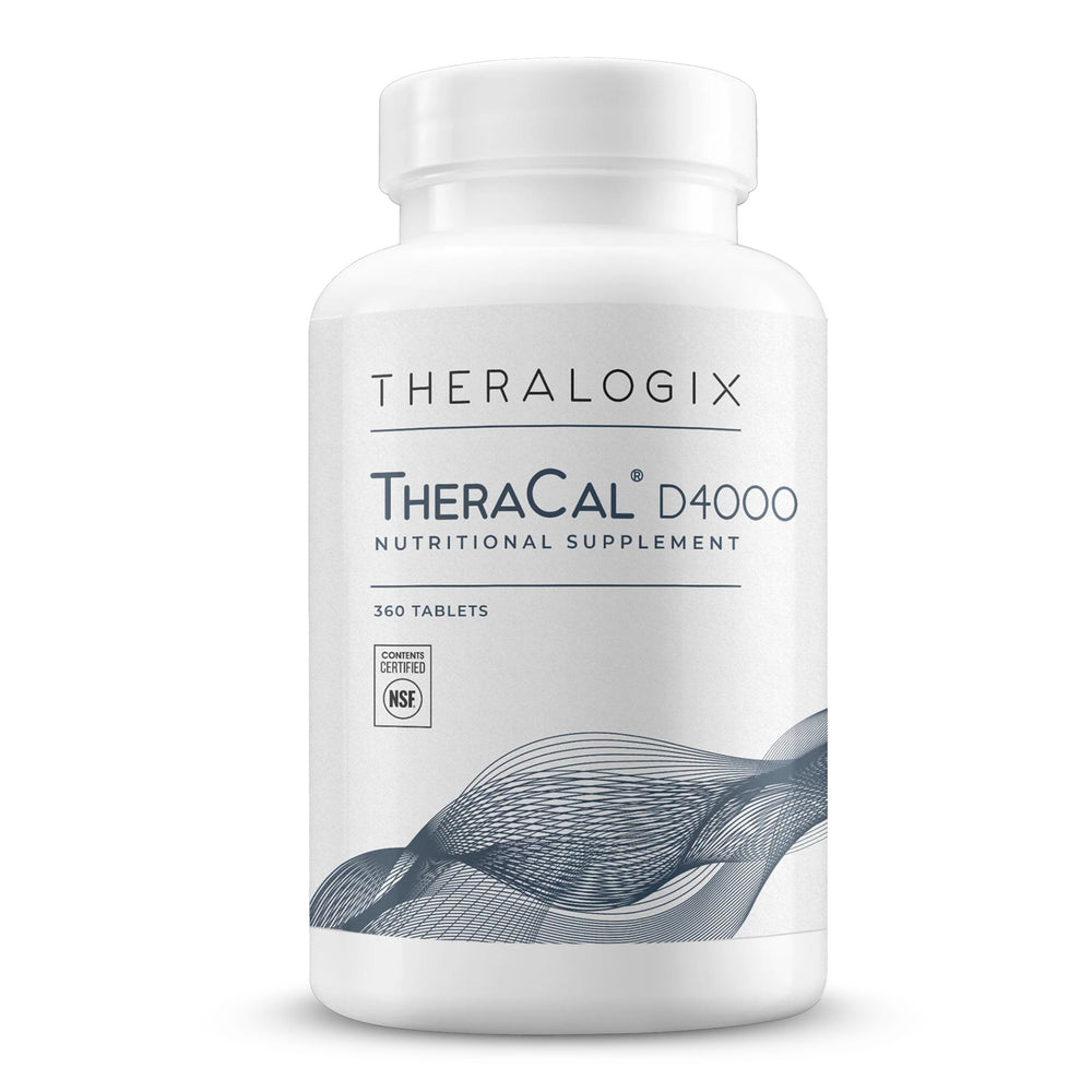 TheraCal D4000 calcium citrate 1000 mg per serving with 360 tablets