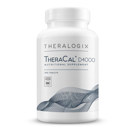 TheraCal D4000 calcium citrate 1000 mg per serving with 360 tablets