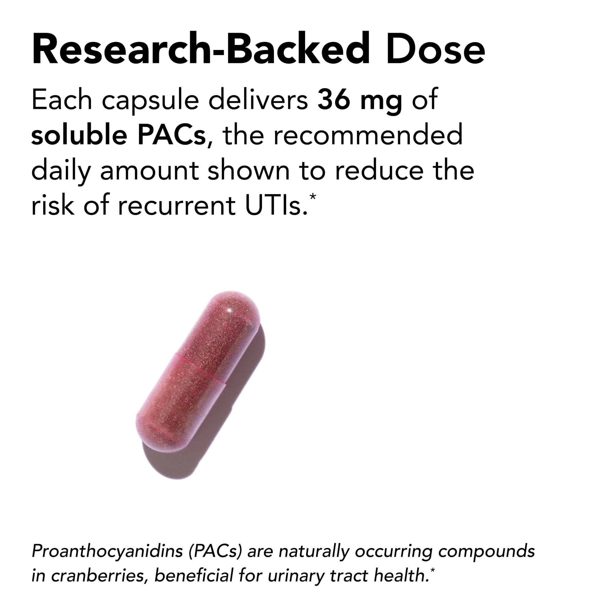 Theralogix TheraCran One Cranberry Capsules NSF-certified badge signals potency.