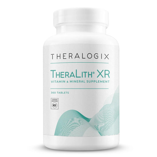 Front view of TheraLith XR bottle