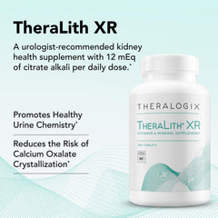 Box and bottle arrangement of TheraLith XR for daily use reminder.