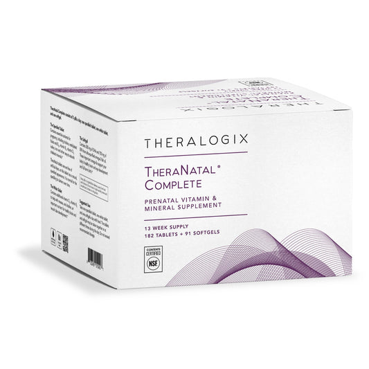 TheraNatal Complete Prenatal Vitamin bottle front view