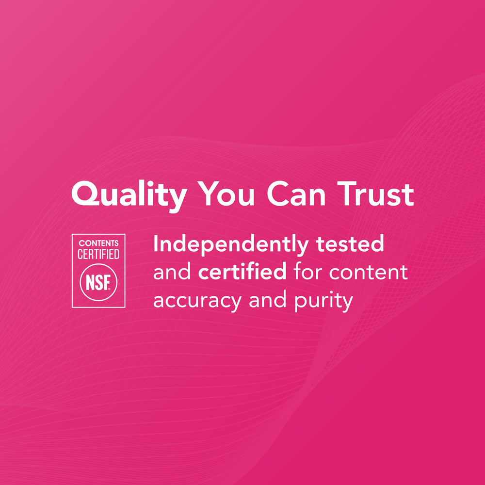 Theralogix TheraNatal Core NSF purity seal on packaging