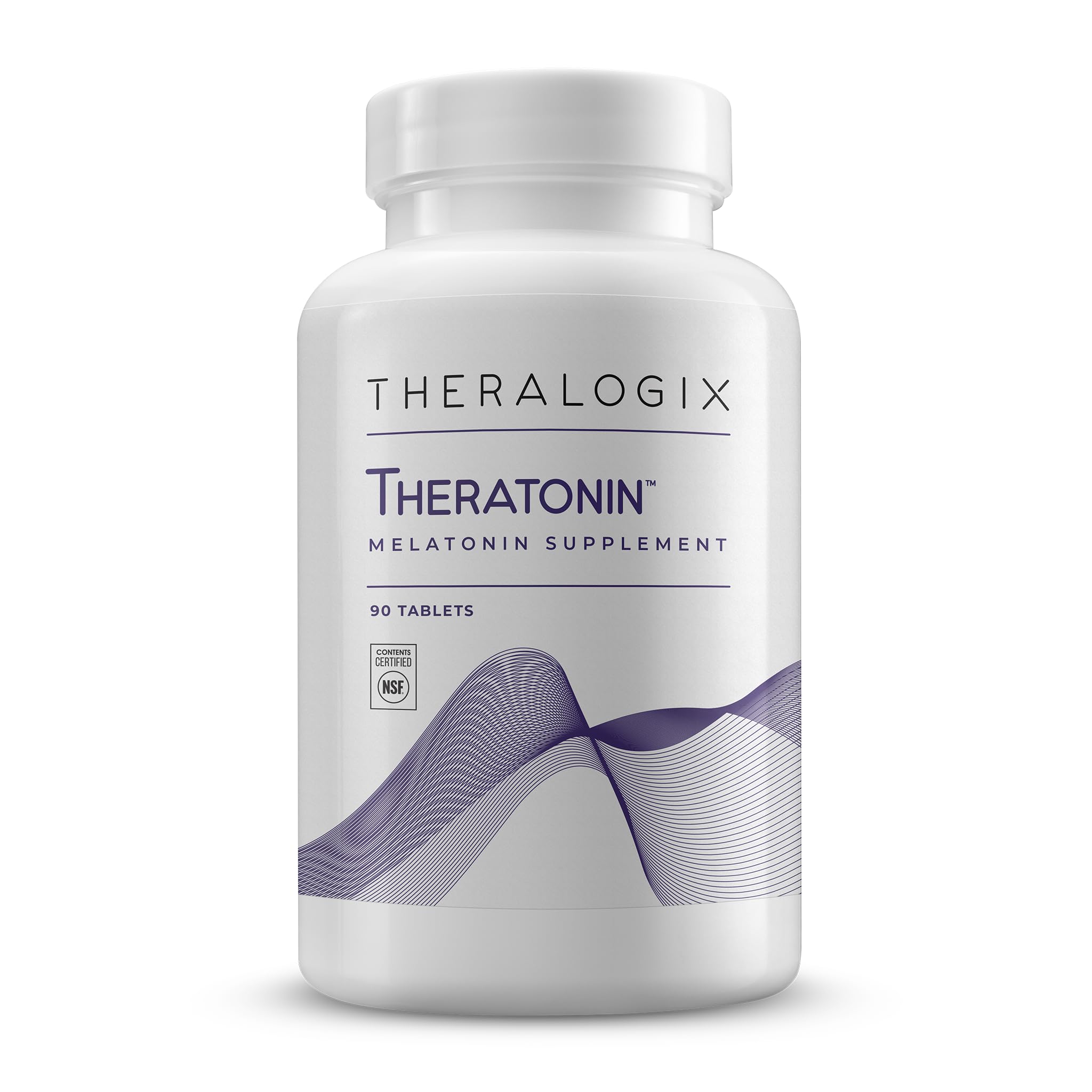 Theralogix Theratonin Melatonin berry-flavored chewable tablet bottle