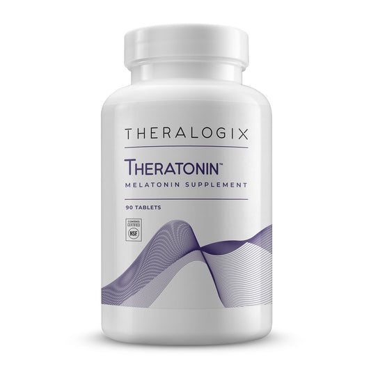 Theralogix Theratonin Melatonin berry-flavored chewable tablet bottle