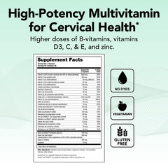 Close-up of ProCerv HP bottle label