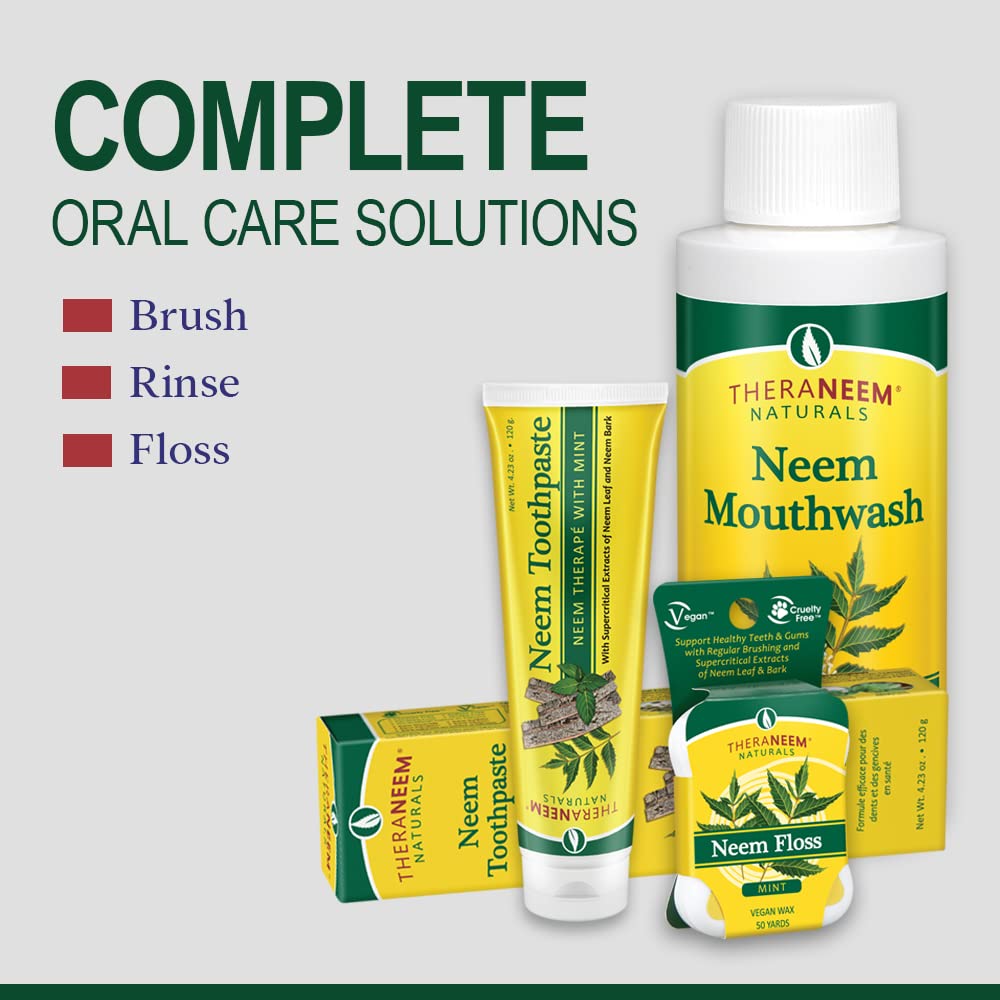 Family-friendly use of TheraNeem Neem Toothpaste for adults and children