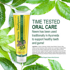 Mint swirl flavor of TheraNeem Neem Toothpaste