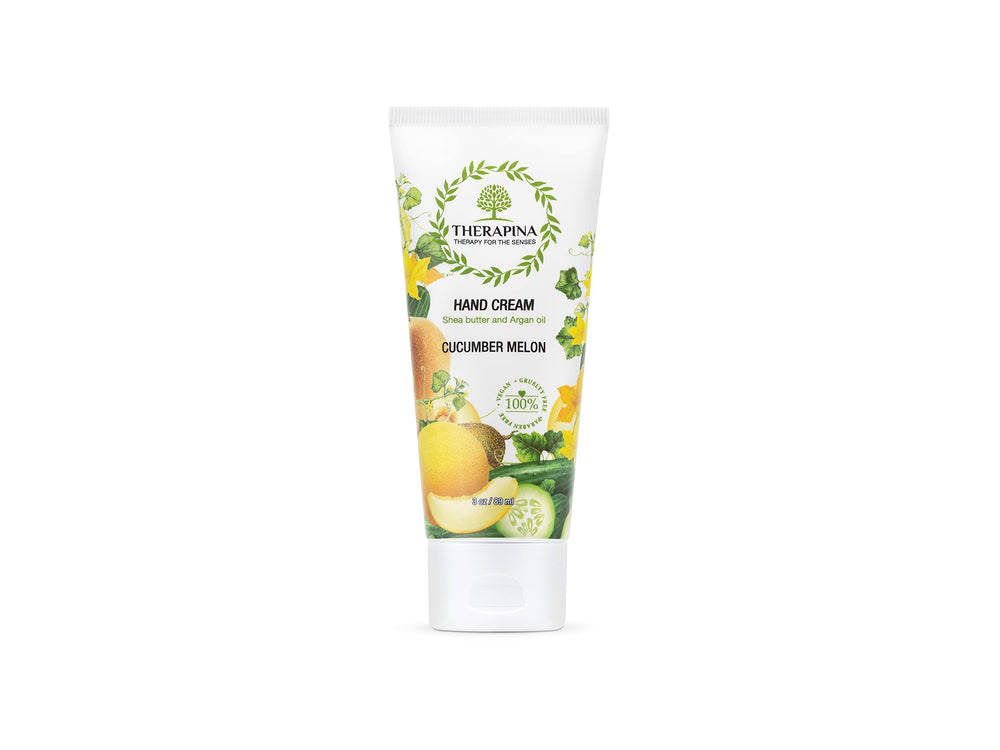 THERAPINA Aromatherapy Hand Cream travel-size bottle for on-the-go hydration.