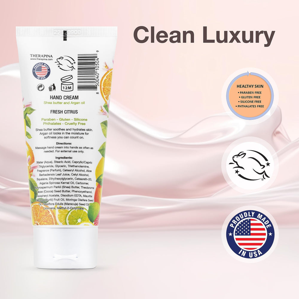 THERAPINA mini-size travel-friendly hand cream for on-the-go hydration.