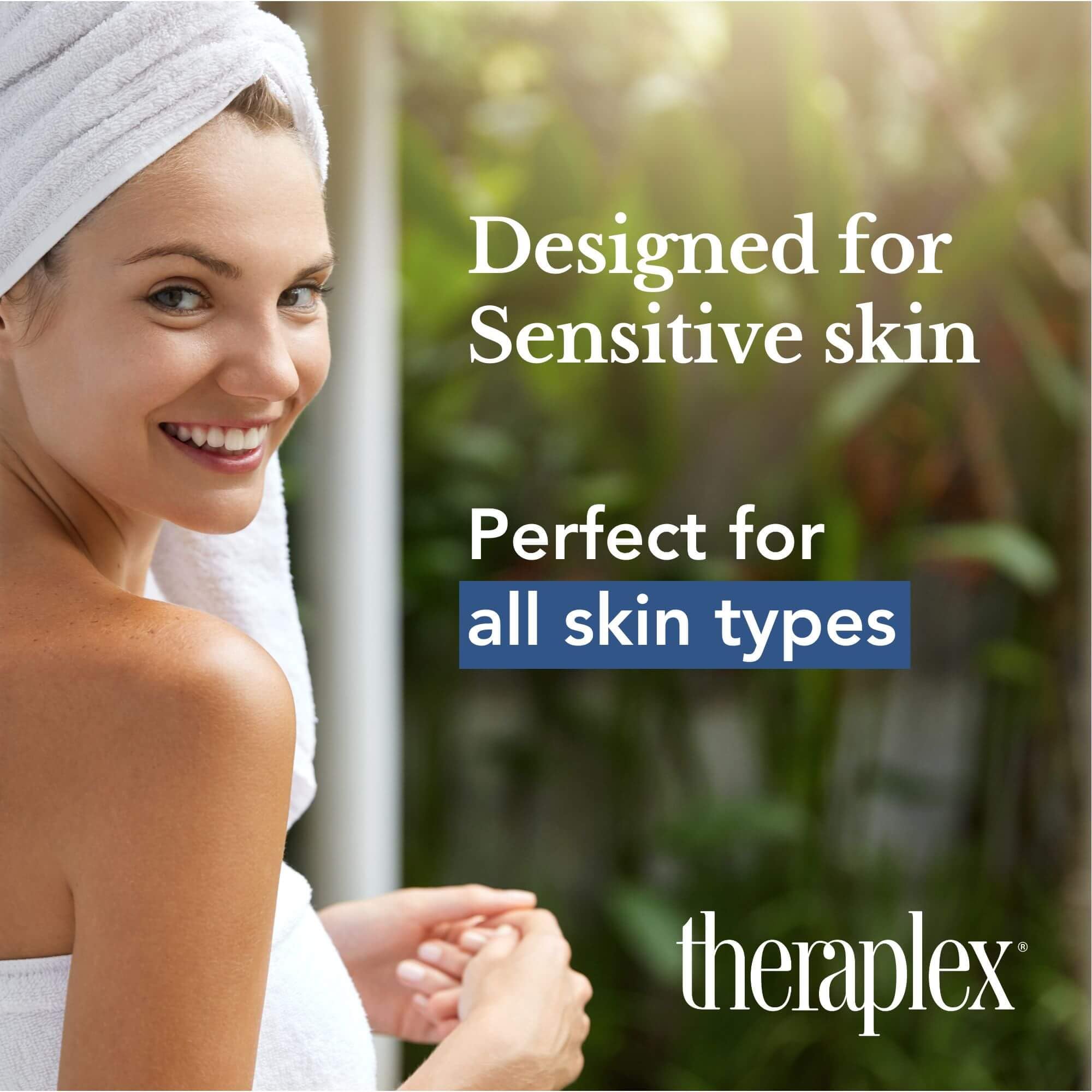 Theraplex Eczema Therapy NDA Seal visible on packaging.