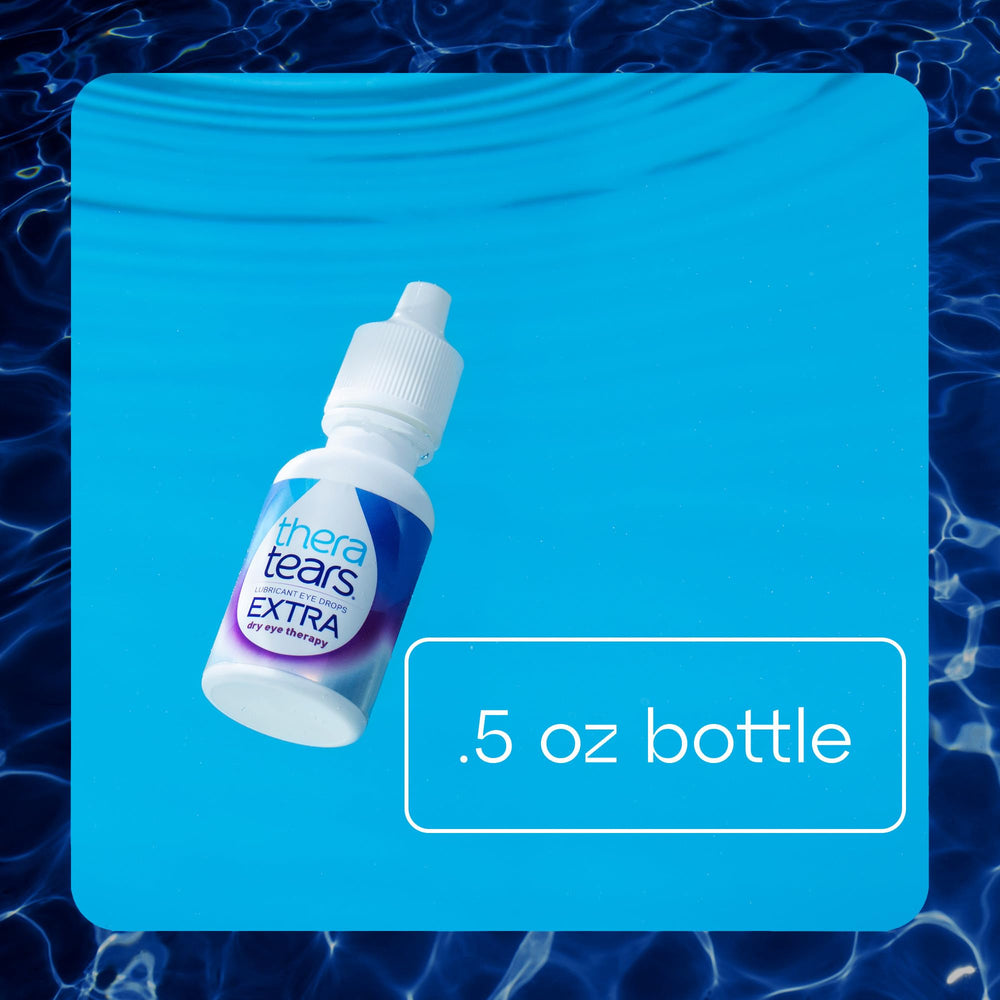 Two bottles shown together to emphasize the TheraTears twin pack.