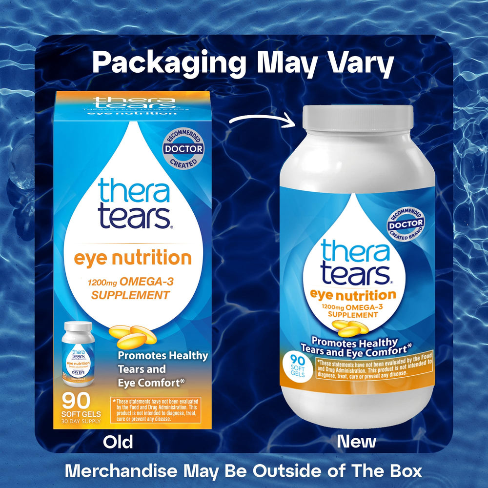 Nutrition facts panel showing 1200mg Omega-3 per serving