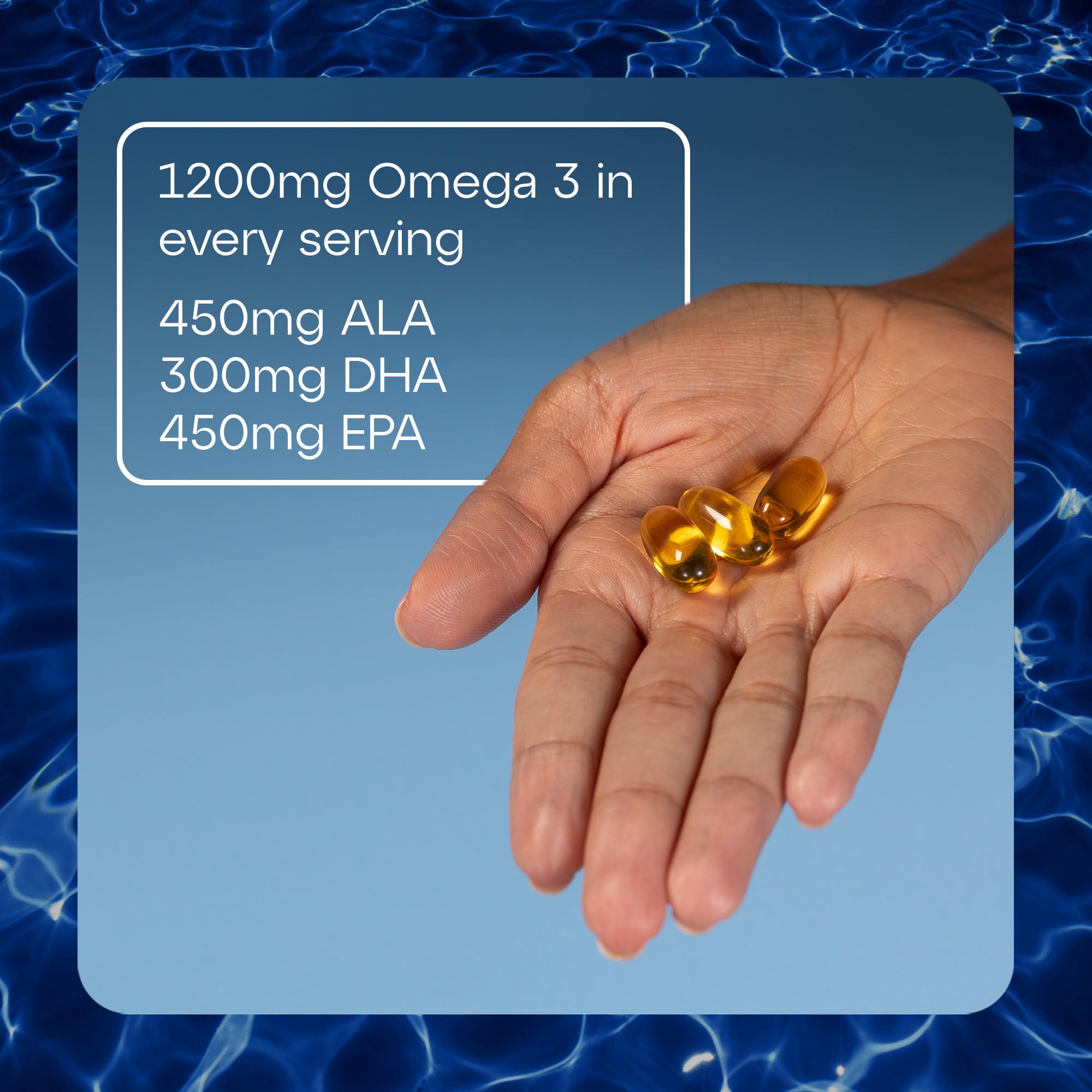 Softgel capsules of TheraTears Omega-3