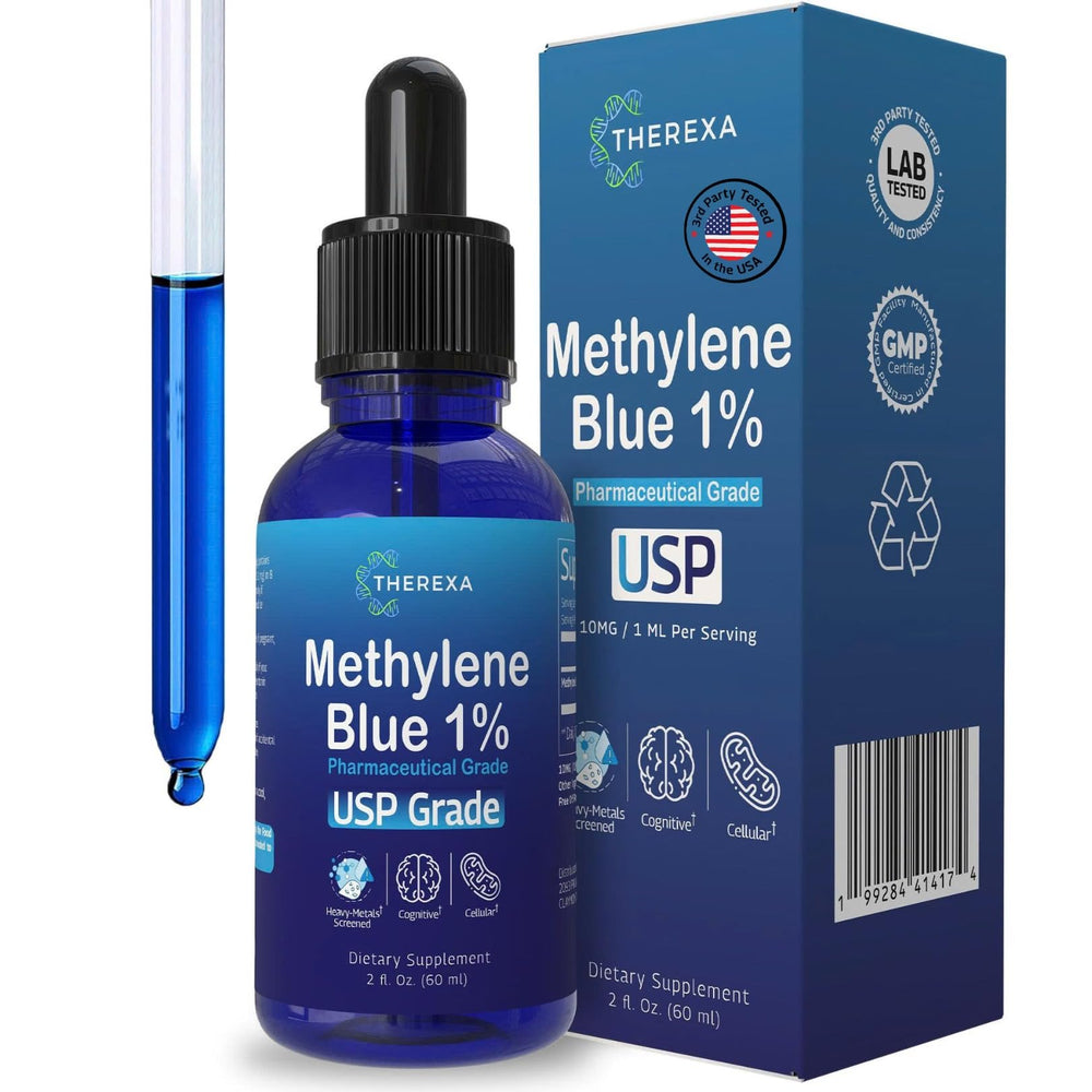 THEREXA Methylene Blue 1% Drops bottle with label