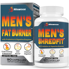 Bottle of Thermogenic Fat Burner for Men with 90 capsules