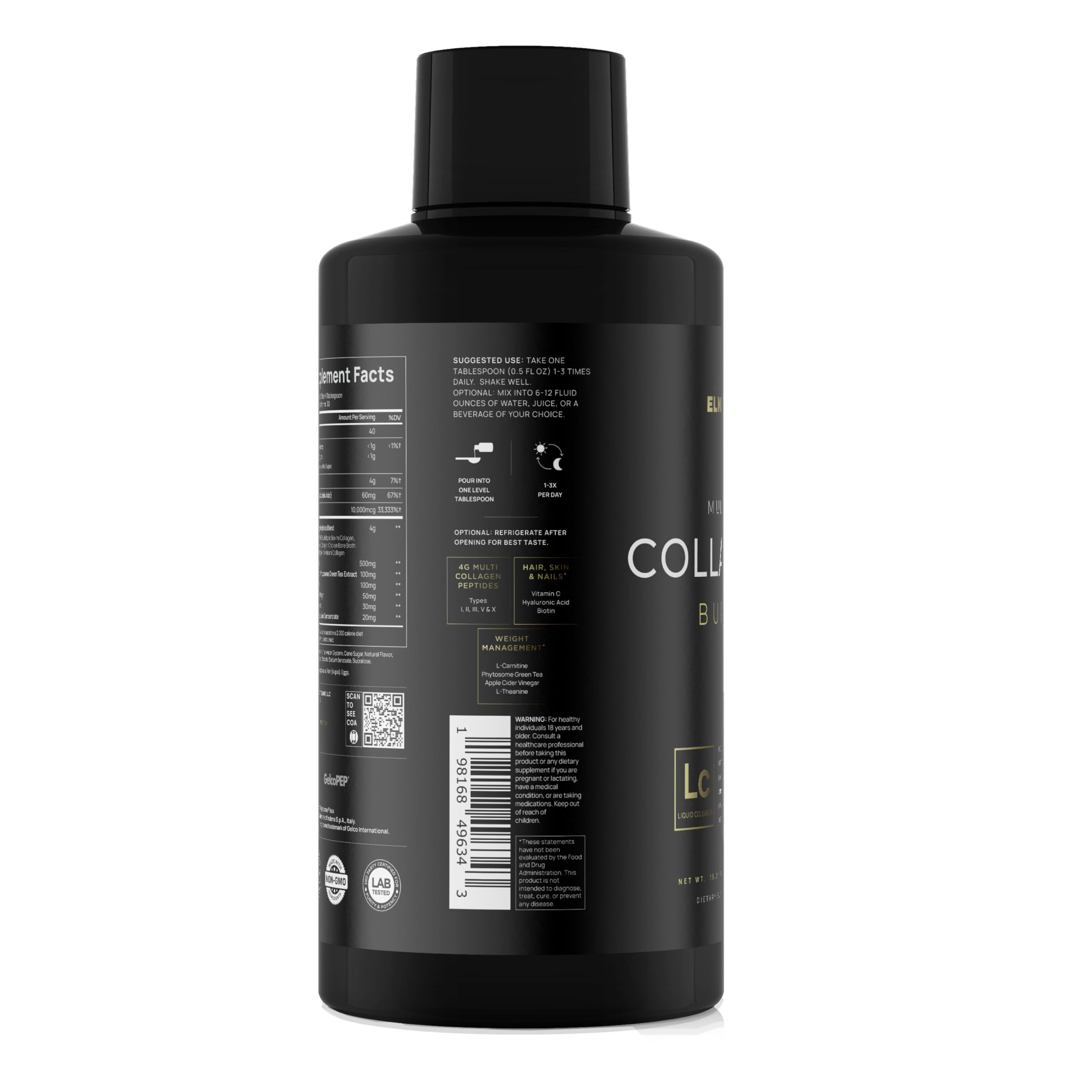 Thermogenic weight-management complex with L-Carnitine and green tea extract