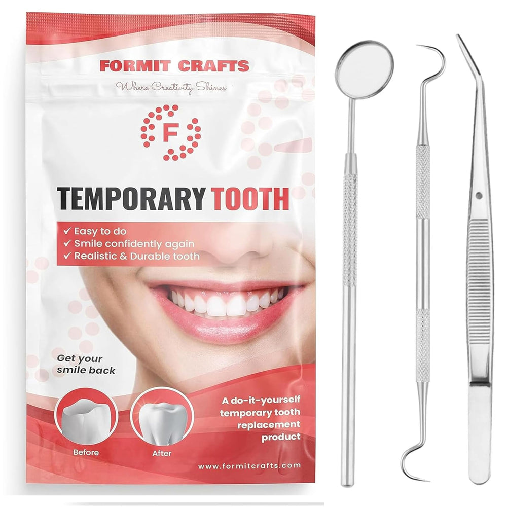Thermoplastic beads 40g for DIY tooth repair – close-up view
