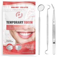 Thermoplastic beads 40g for DIY tooth repair – close-up view