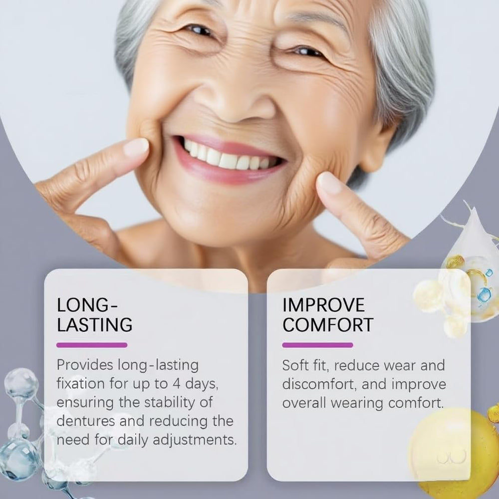 Easy application steps for denture adhesive