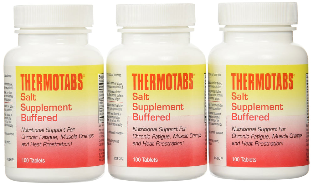 Thermotabs balanced-sodium-potassium tablet pack-3 replenishes electrolytes for outdoor heat