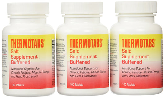 Thermotabs balanced-sodium-potassium tablet pack-3 replenishes electrolytes for outdoor heat