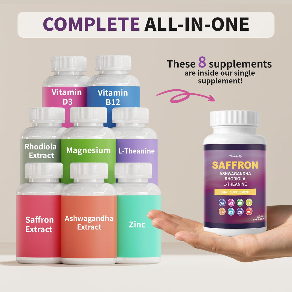 L-Theanine from green tea included in capsules