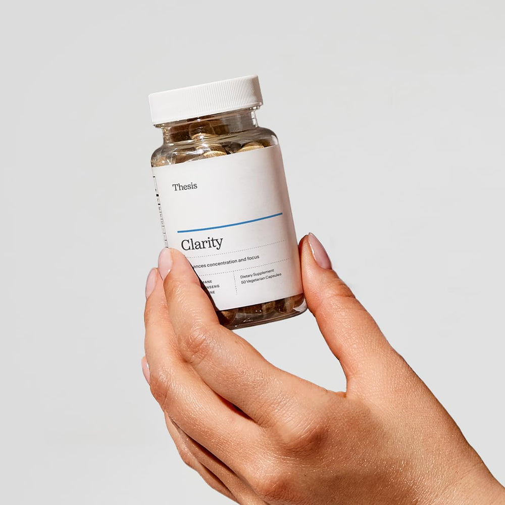 Eco-friendly packaging and bottle for Thesis Clarity