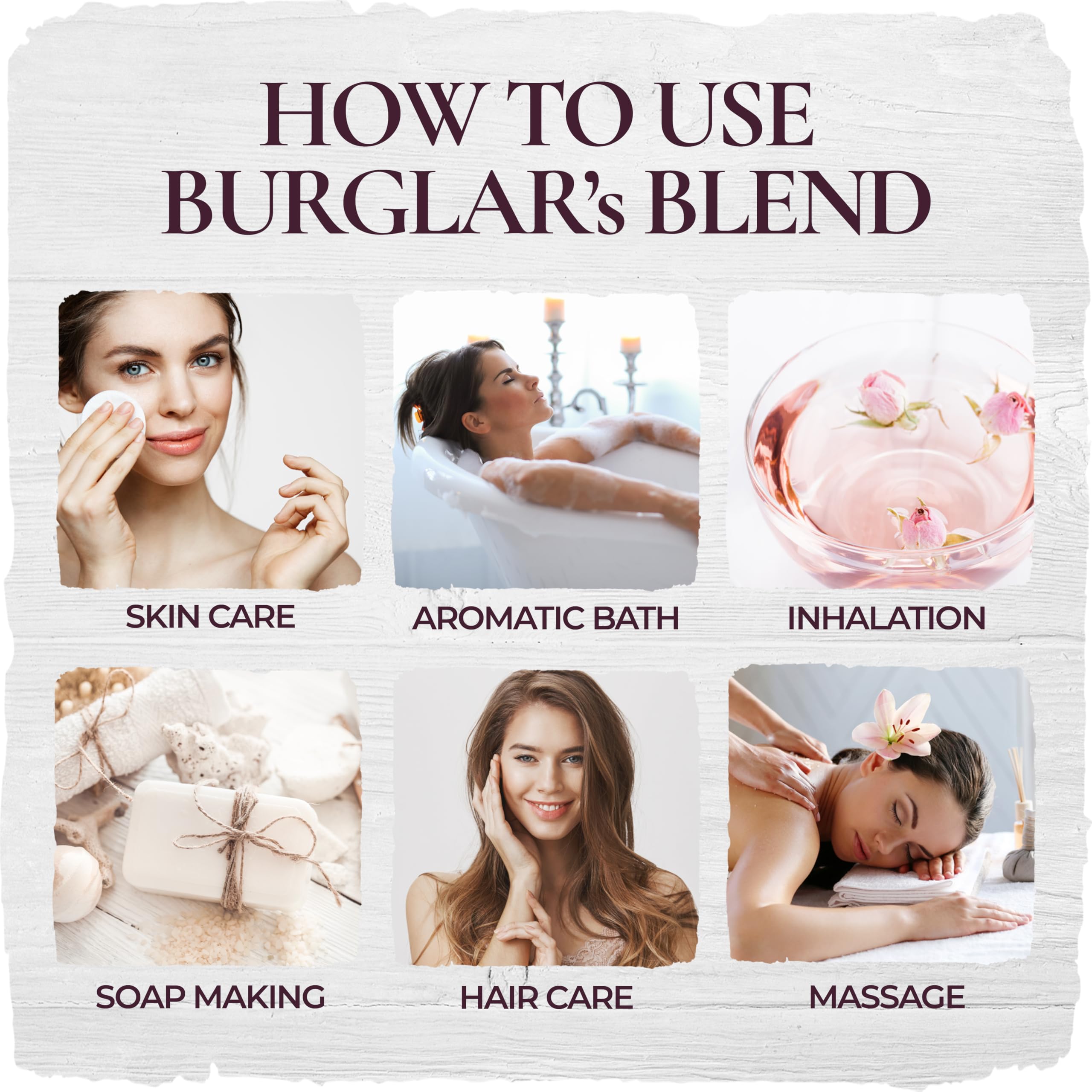 Ingredients: clove, cinnamon, eucalyptus, rosemary and lemon oils