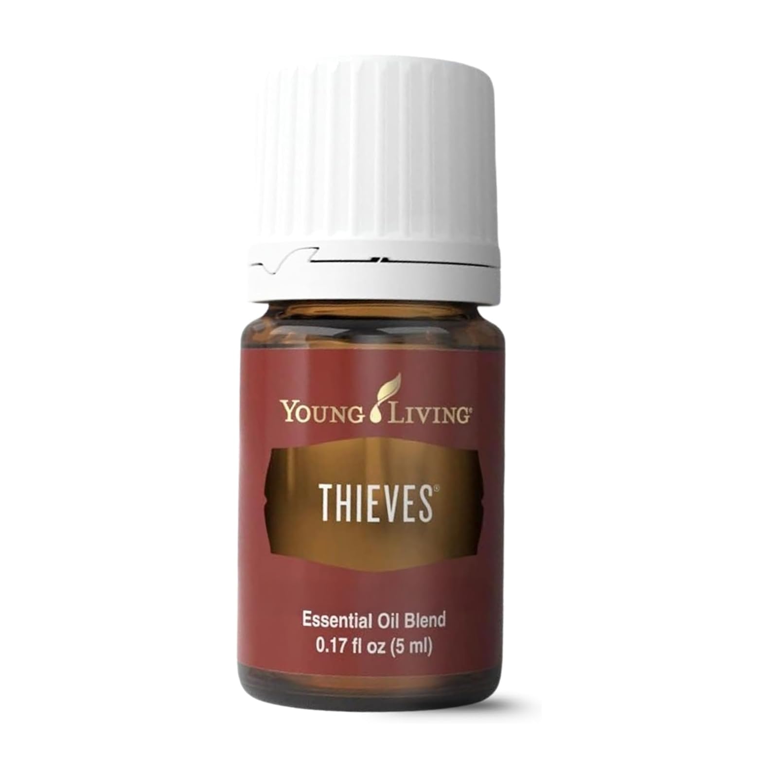 Thieves 5ml Essential Oil bottle with Young Living branding