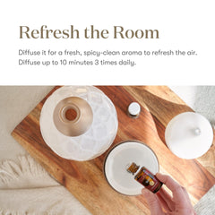 Thieves essential oil used in natural cleaning blends