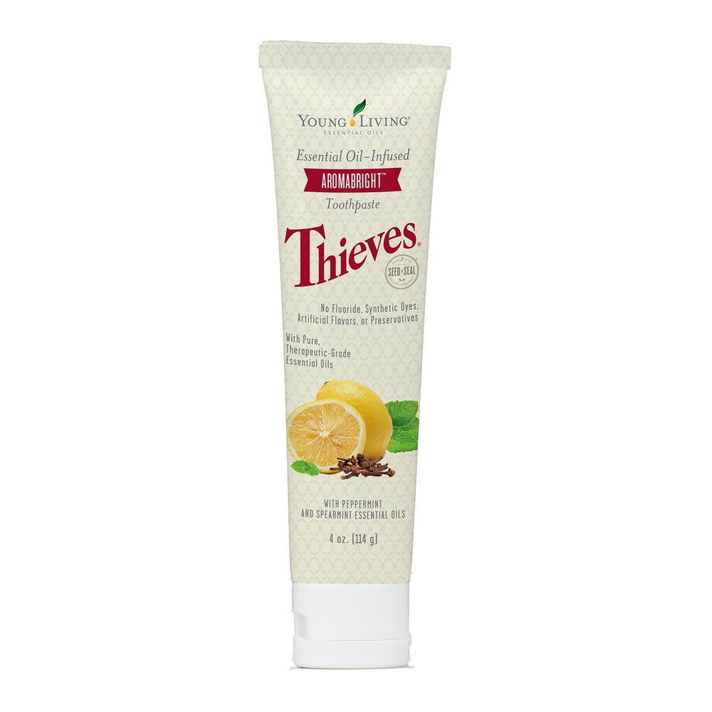 Thieves AromaBright Toothpaste 4 oz tube - front view