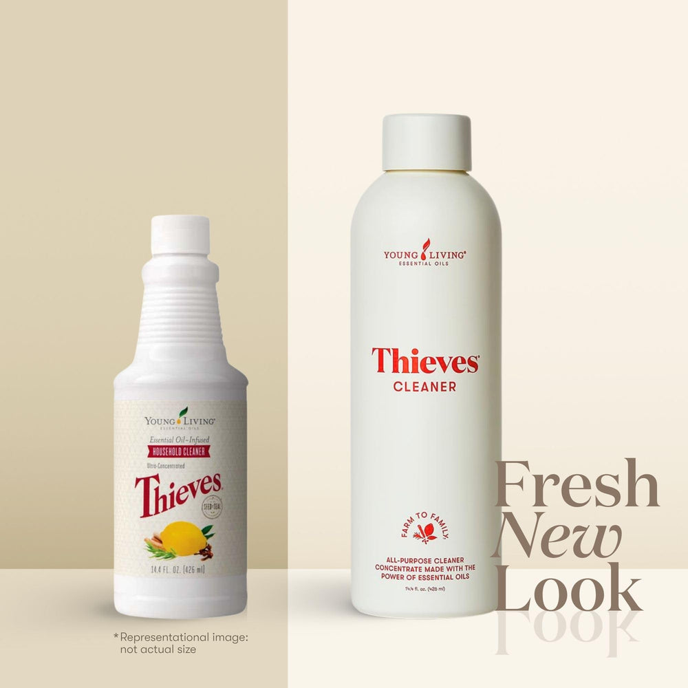 Thieves Household Cleaner packaging label