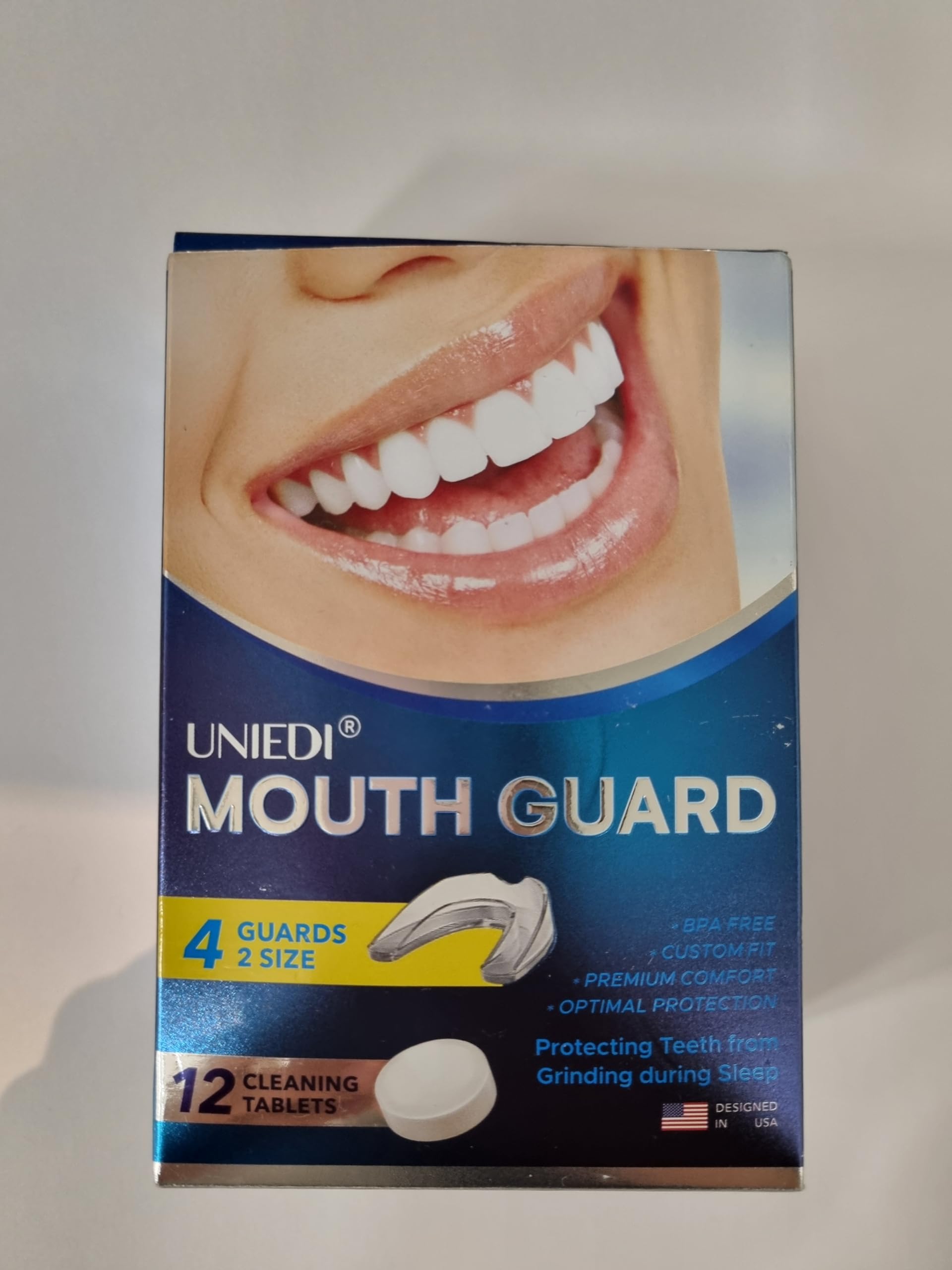 Thin yet sturdy mouth guard design