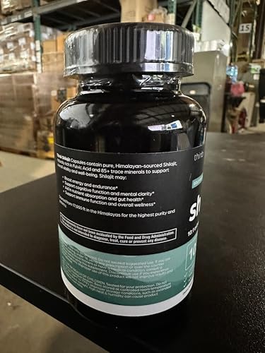 Close-up of organic Shilajit capsules