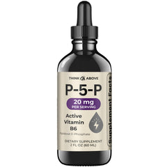 Think Above P5P Liquid Drops 2 oz bottle, closed