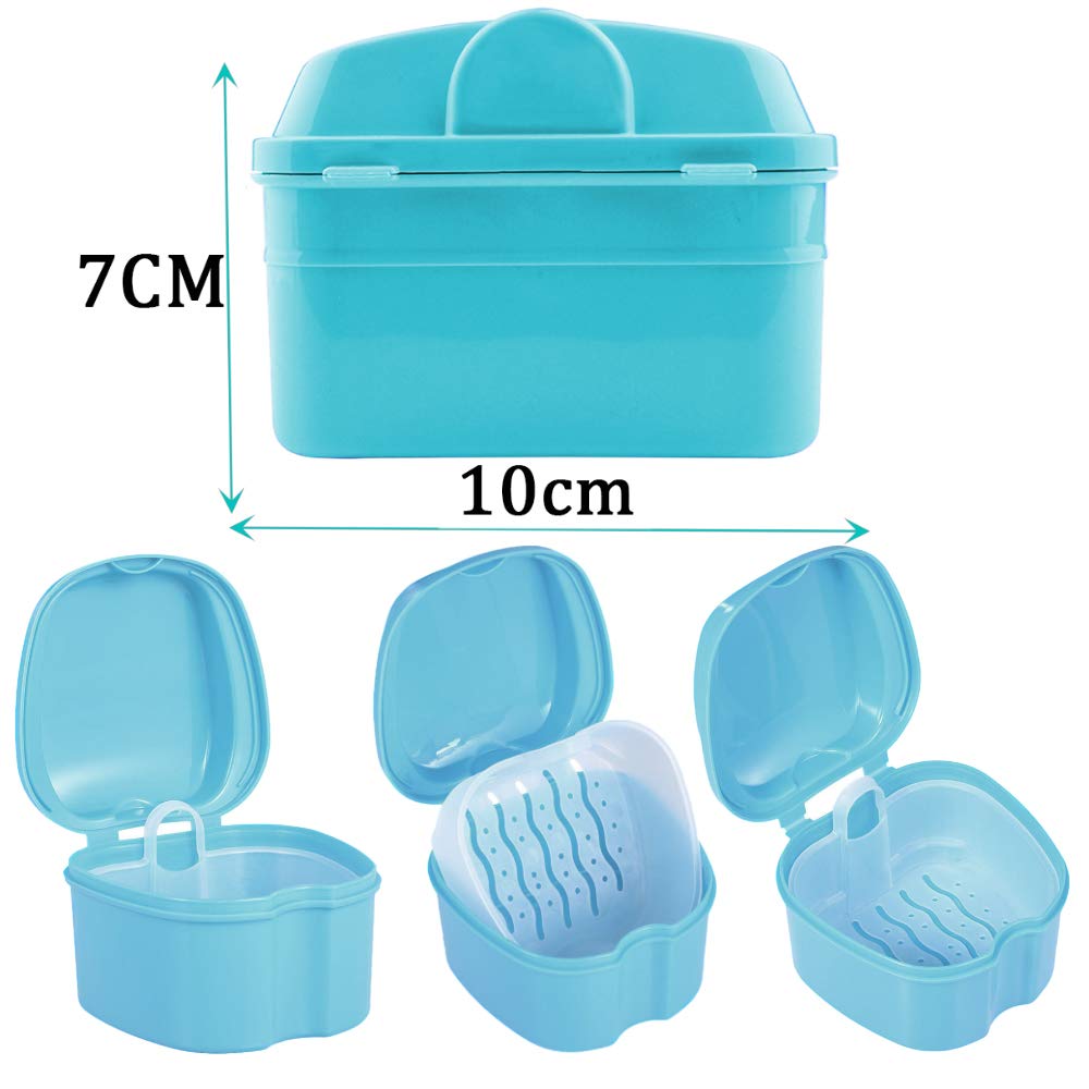 Premium denture tools gift included with the bath cups