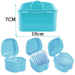 Premium denture tools gift included with the bath cups