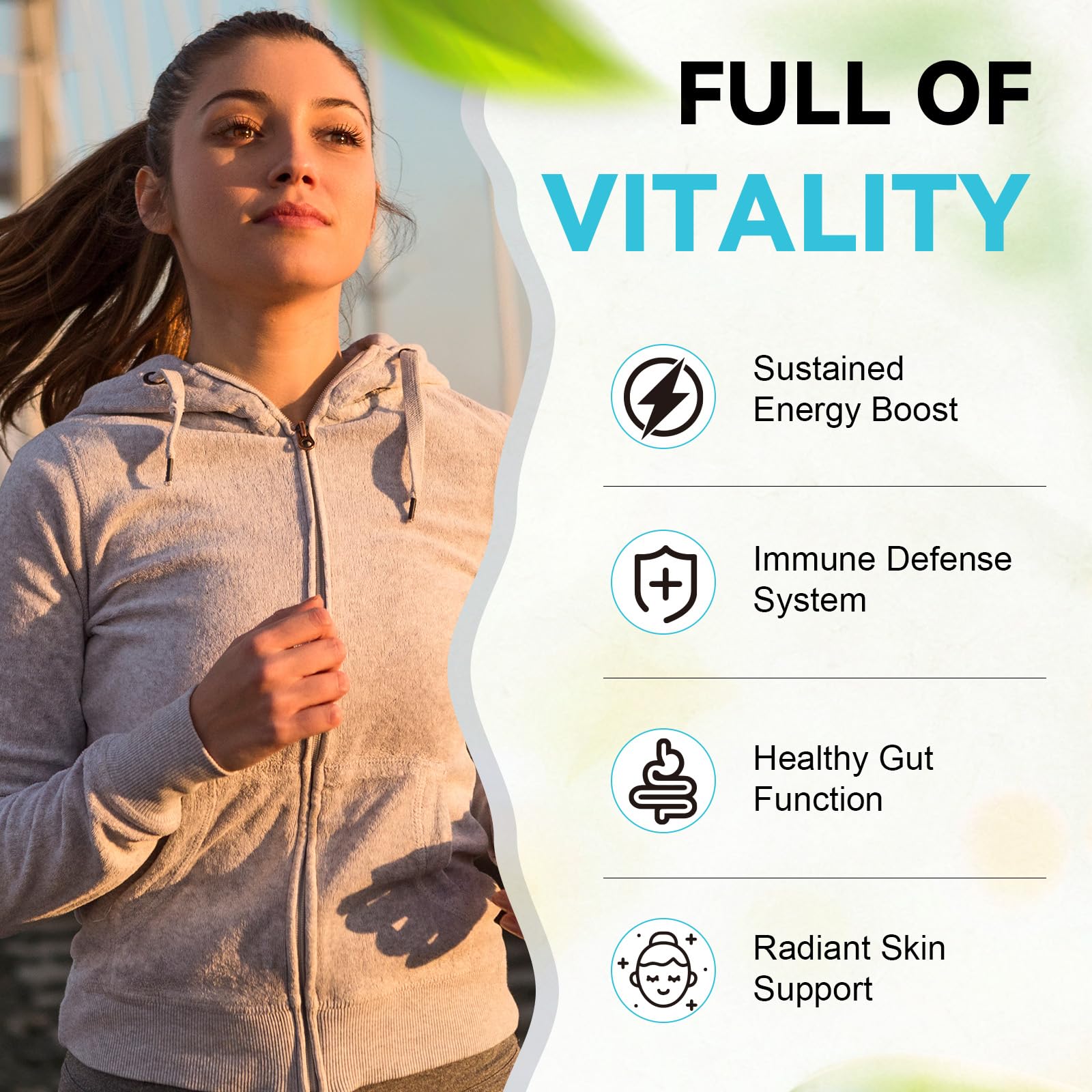 Icons for third-party lab testing and GMP certification