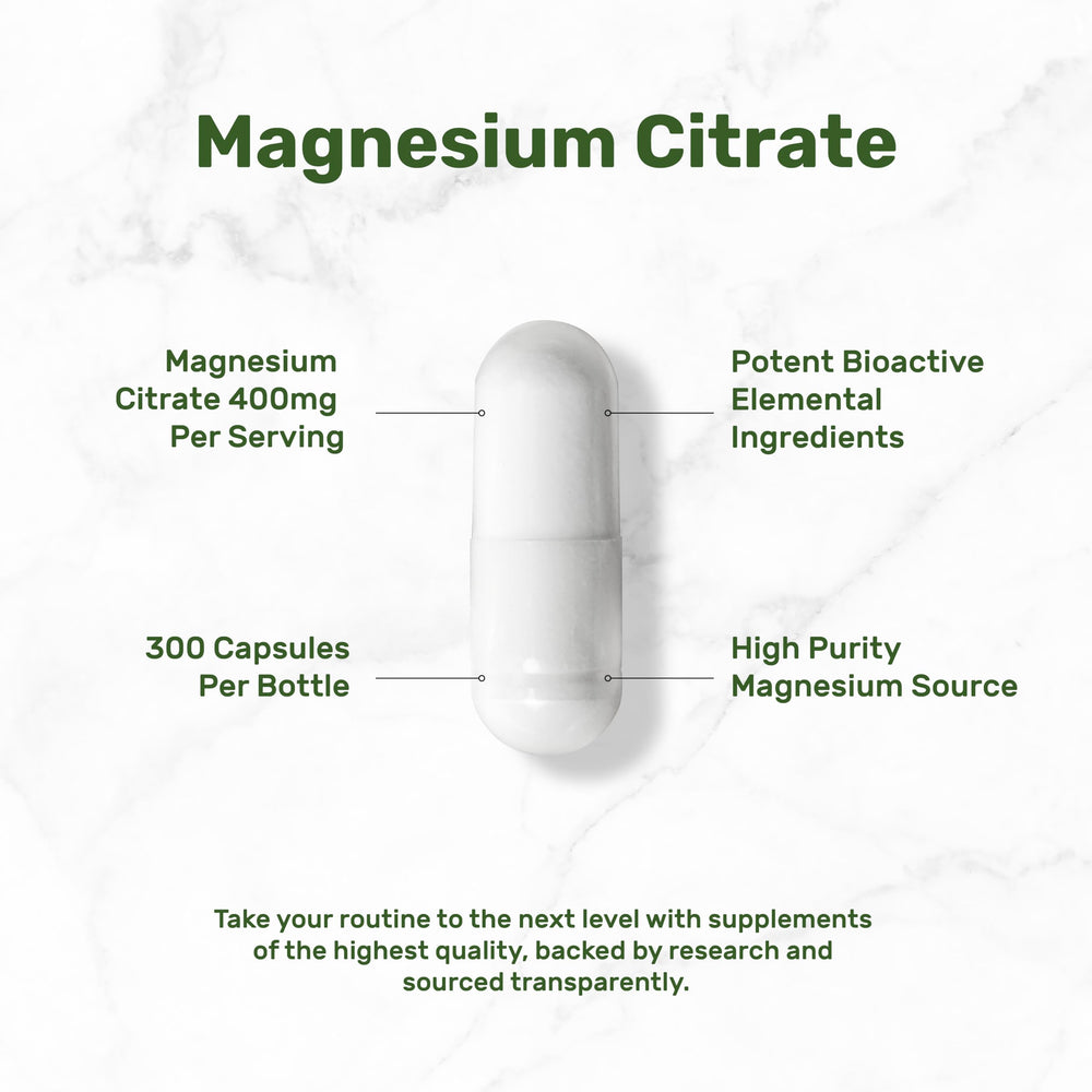 Bottle labeled as third-party lab tested magnesium