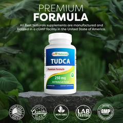 Third-party lab testing seal for Tudca