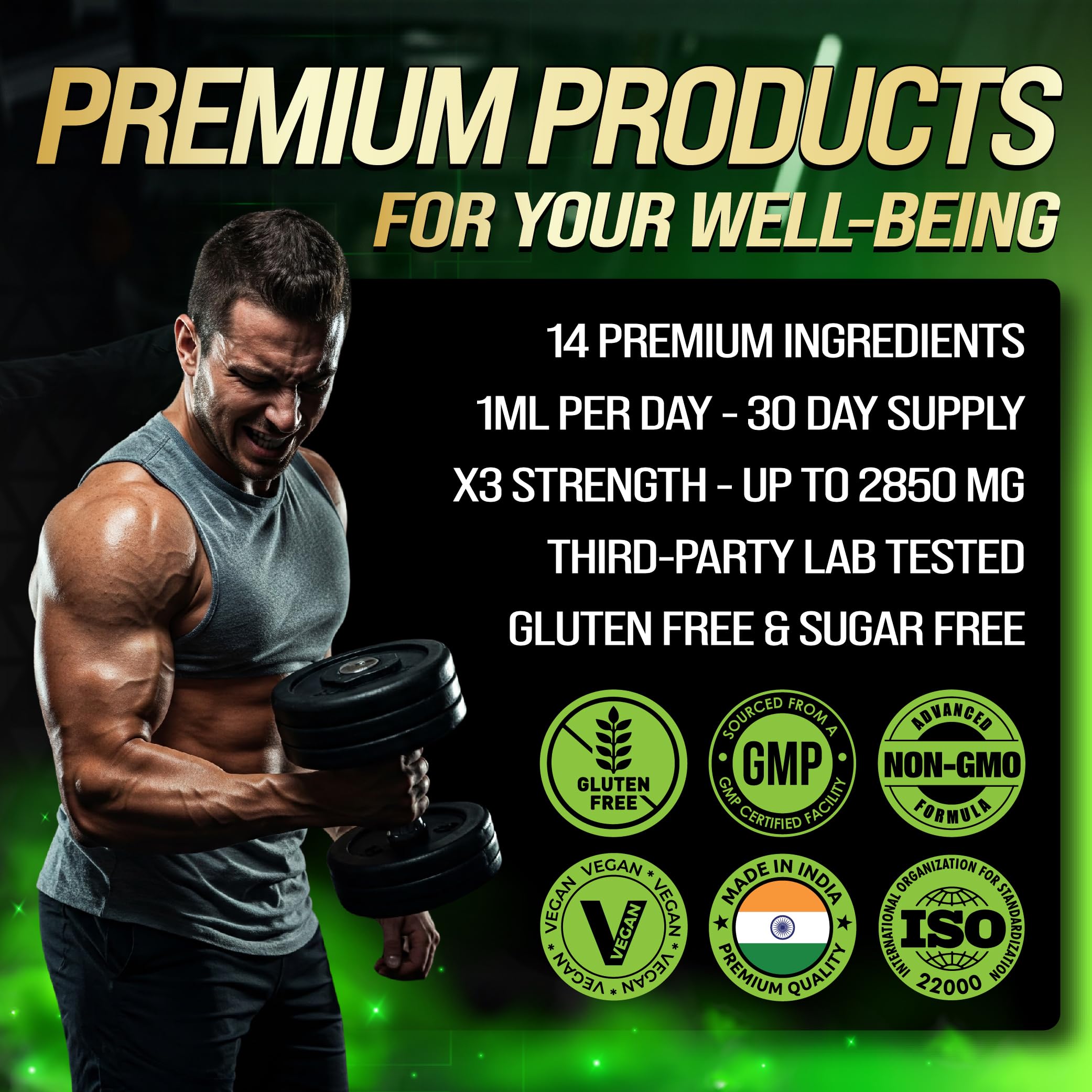 Product tested by a third-party independent laboratory