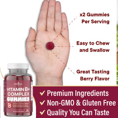 Third-party purity test seal on New Age Vitamin B Complex Gummies