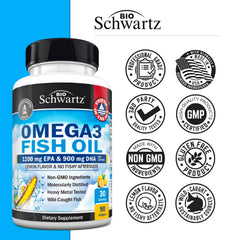 Third-party purity testing certificate for omega-3 oil