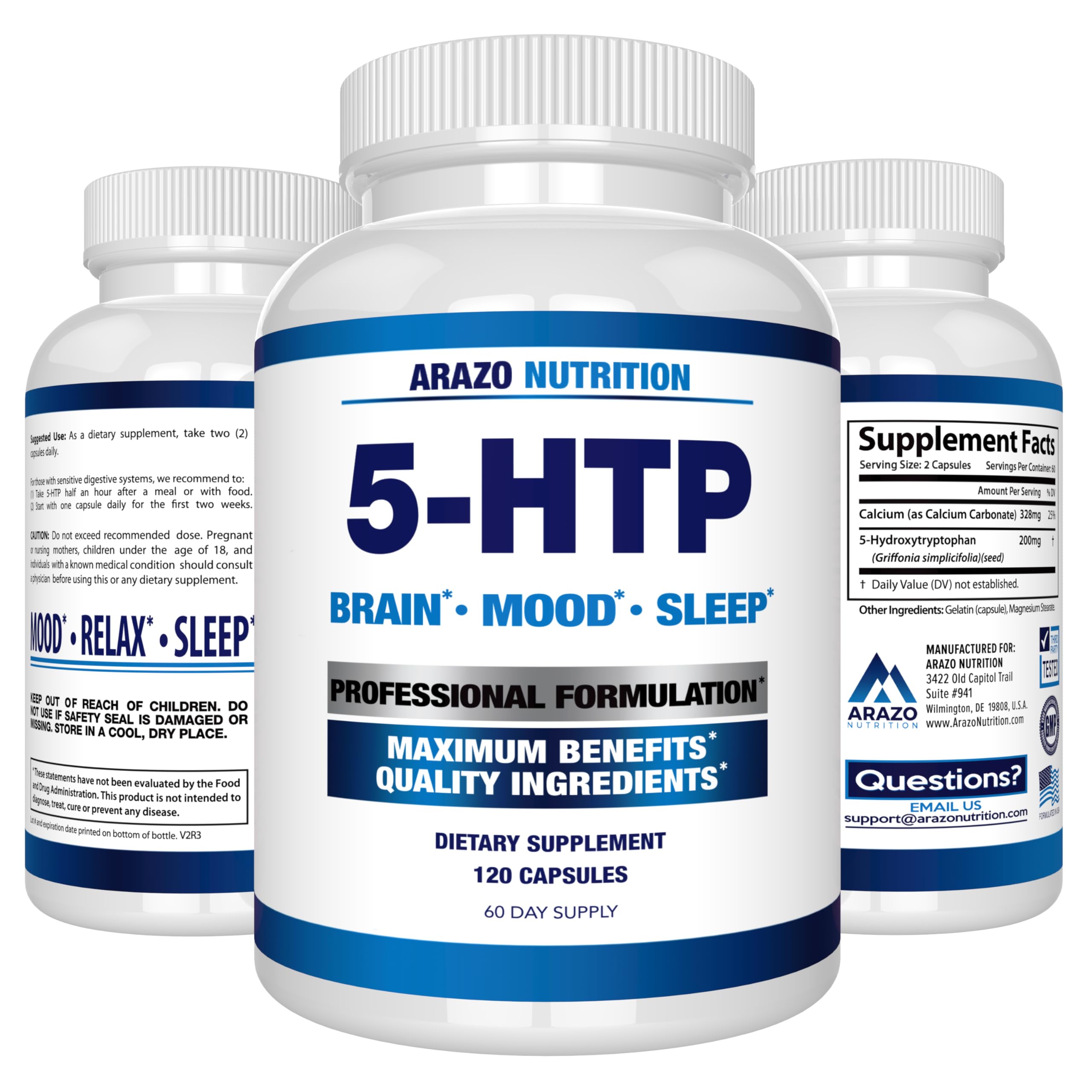 Third-party safety testing and purity assurance label
