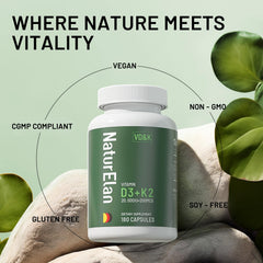 Third-party tested Vitamin D3 K2 supplement