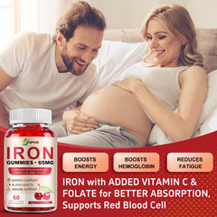 Third-party tested iron gummies for safety