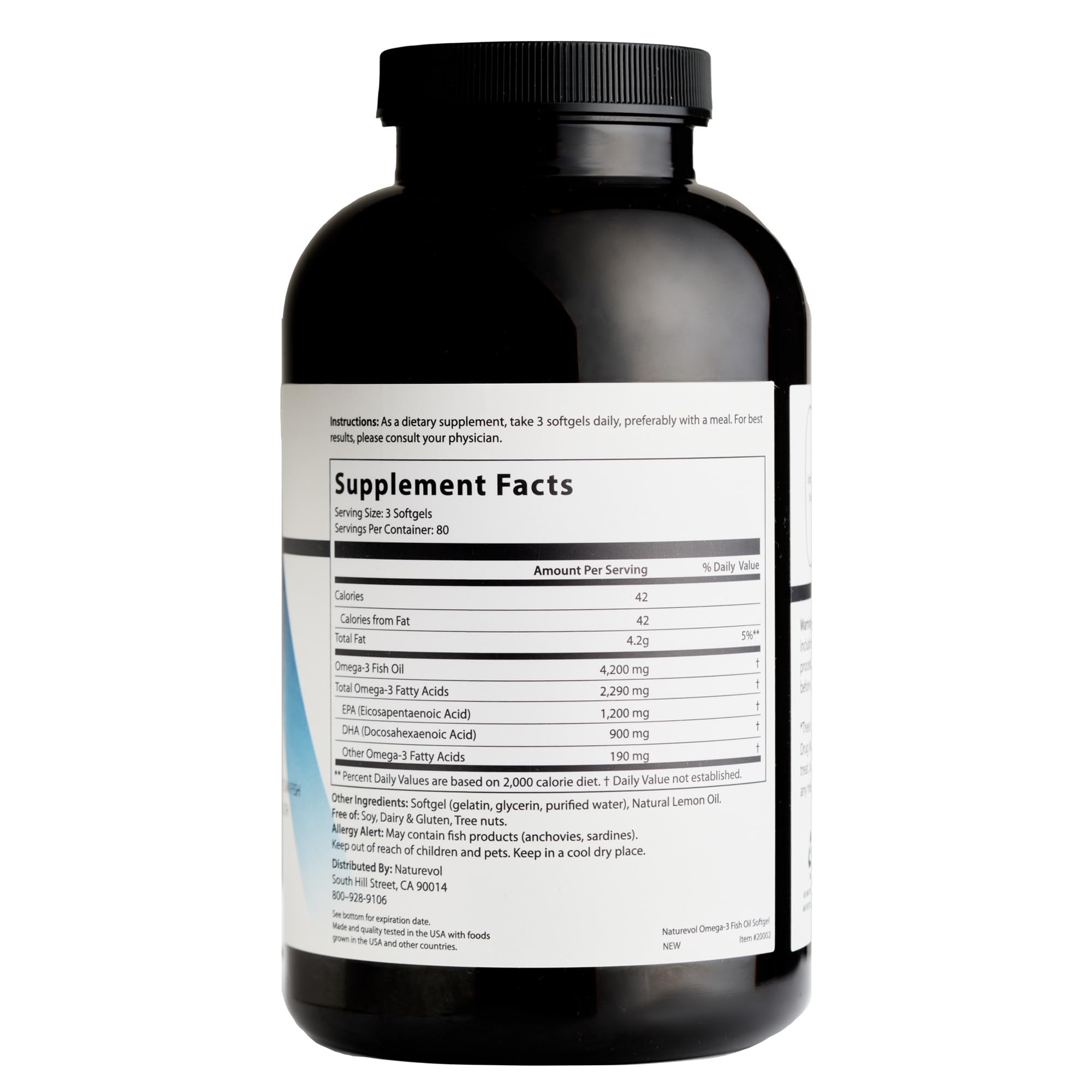 Product with third-party purity and potency testing
