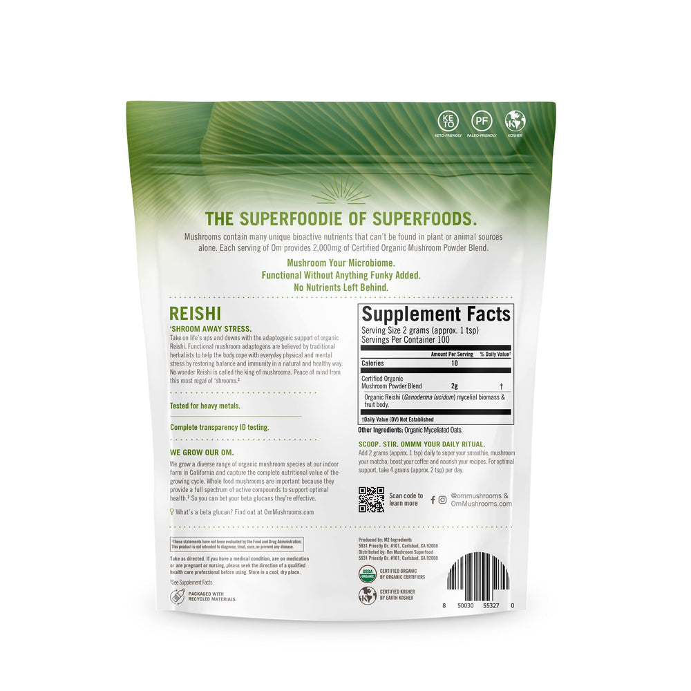 Third-party Tested Reishi Mushroom Powder