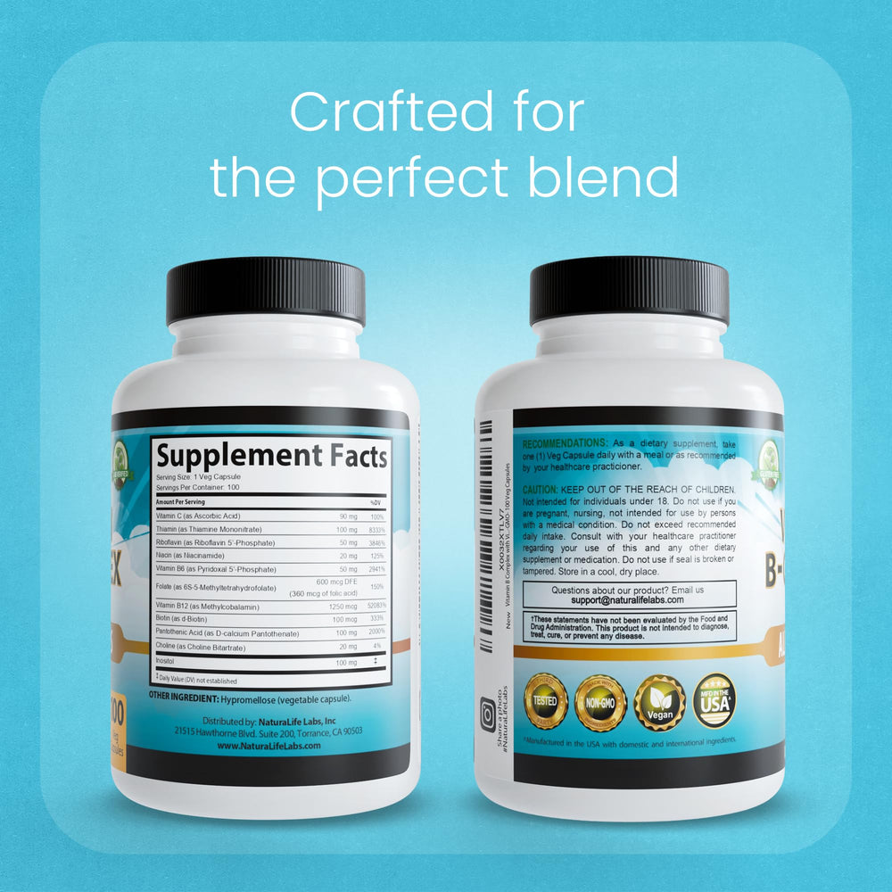 Third-party testing seal on NaturaLife Labs packaging